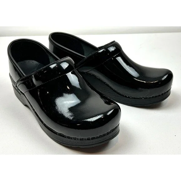 Dansko Professional Black Patent Leather Clog EU 39 US  8.5-9 - Picture 6 of 16